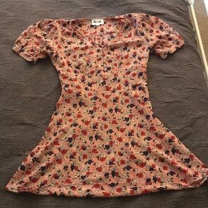 Rouje short floral dress